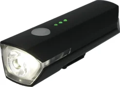 Laddningsbar cykellampa fram, 550 lumen, Asaklitt