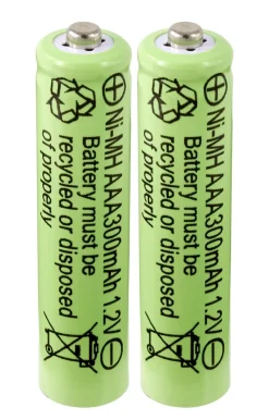 Laddningsbart batteri AAA/HR03 300 mAh Solar, 2-pack