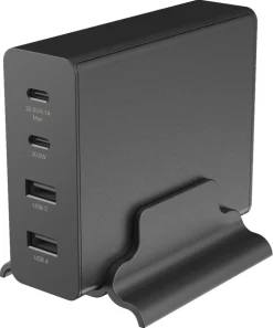 Laddstation USB-C/A 4 portar GaN PD, 108 W