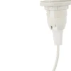 Lamphållare E14 med sladd och propp, ojordad, 75 cm