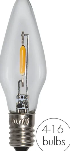 Lampor till adventsljusstake E10 dimbar LED 5-pack