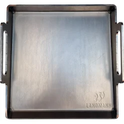 Landmann stekbord för grill, kolstål, 40 x 39 cm