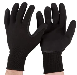 Latexhandskar, svart