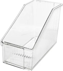 Lådinsats för burkar, justerbar, transparent