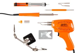 Lödpenna och lödpistol med tillbehör