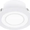 LED-downlights infällda 230 V vit, 3-pack