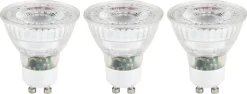 LED-lampa GU10 5 W dimbar, 3-pack