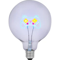 LED-lampa med lysande motiv E27 4 W dimbar