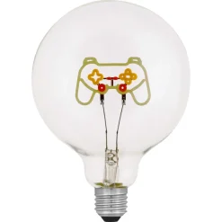 LED-lampa med lysande motiv E27 4 W dimbar