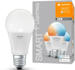 Ledvance Smart+ WiFi dimbar LED E27 9 W, 3-pack