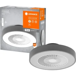 Ledvance rund LED-takfläkt 78 W, grå