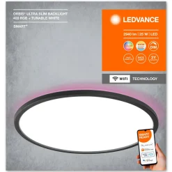 Ledvance SMART+ ORBIS Ultra Slim plafond 400 mm RGBW