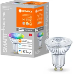 Ledvance Smart+ WiFi dimbar LED RGBW GU10 4,9 W