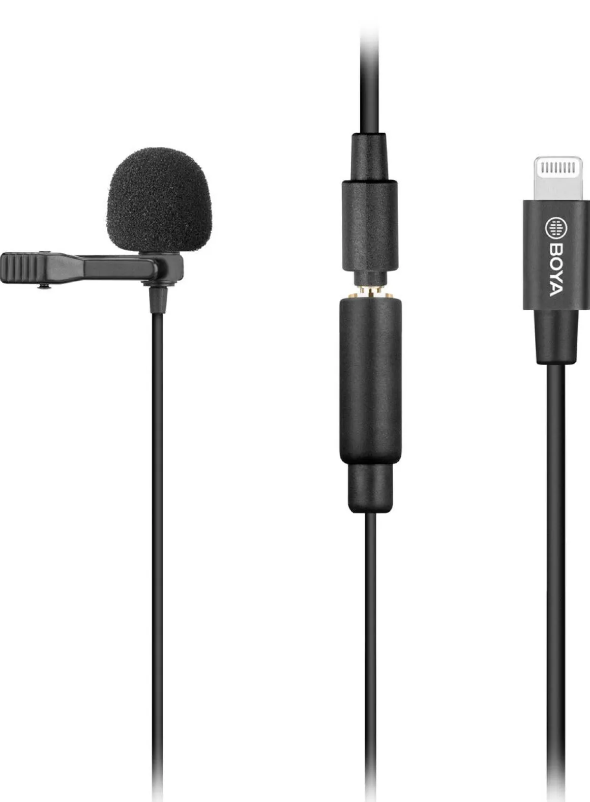 Lightning mikrofon till mobil, Boya Lavalier BY-M2