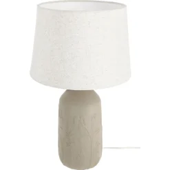 Linnea bordslampa keramik blommönster, 50 cm, Northlight