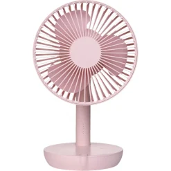 Liten bordsfläkt med USB och 5 hastigheter, 27 cm