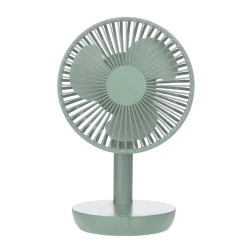 Liten bordsfläkt med USB och 5 hastigheter, 27 cm