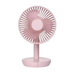 Liten bordsfläkt med USB och 5 hastigheter, 27 cm