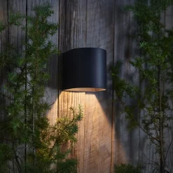 Liten fasadbelysning solcell, downlight Northlight