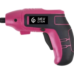 Liten skruvdragare 3,6 V med bitsfäste och LED