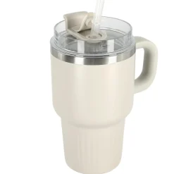 Liten termosmugg med sugrör, 0,6 liter