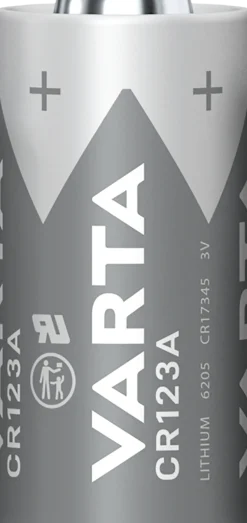 Litiumbatteri VARTA CR123A, 2-pack