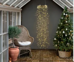 Ljusslinga vattenfall 480 LED varmvit
