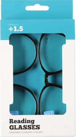 Läsglasögon med blåljusfilter, 2-pack