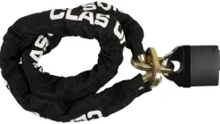 Låskätting med hänglås, cykellås med kedja, 120 cm