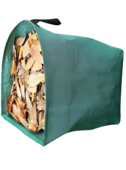 Lövsäck plast med handtag hopfällbar 170 liter