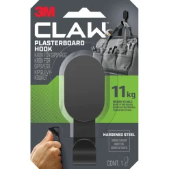 3M Claw krok för gipsvägg svart, 11 kg, 1-pack