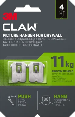 3M Claw tavelkrok för gipsvägg, 11 kg