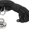 Magnetfiske kit, 15 m rep, hake, magnet 120 kg