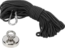 Magnetfiske kit, 15 m rep, hake, magnet 120 kg