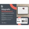 Magnetisk whiteboard 60x40 cm svart ram