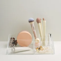 Makeup organizer, klar plast