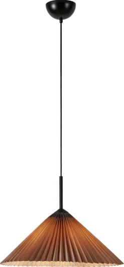 Markslöjd Plisado plisserad taklampa grå, 50 cm
