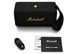Marshall Middleton bärbar högtalare, svart/mässing