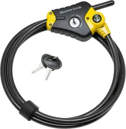 Masterlock kabellås med nyckel 8420EURD, 450 cm