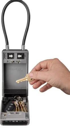 Masterlock nyckelskåp med kod och vajer