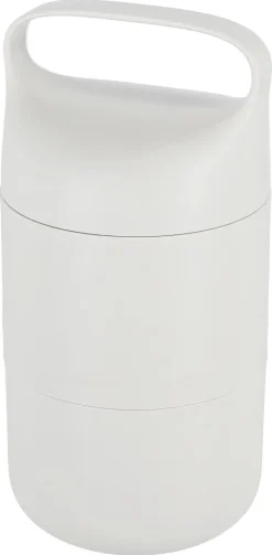 Matlåda med 2 fack, 600 + 500 ml, plast, beige