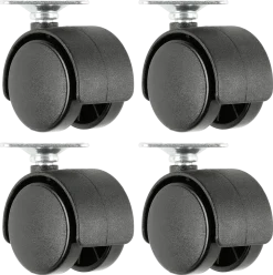 Möbelhjul fästplatta, 4-pack
