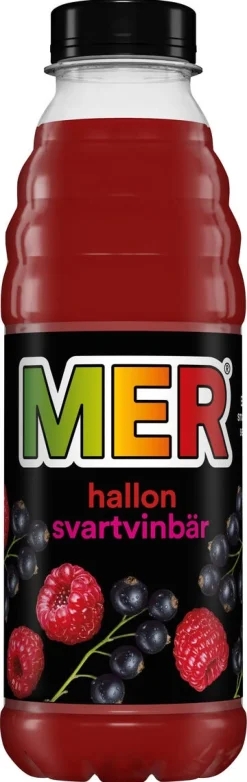 MER Hallon svartvinbär, 500 ml