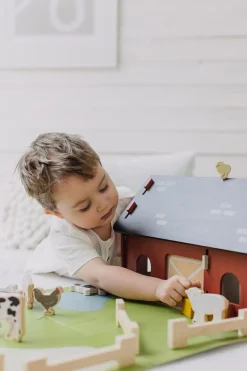 Micki bondgårdsdjur i trä, från 3 år