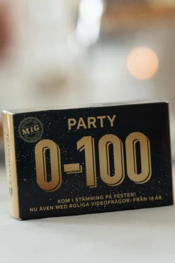MIG Mini Party frågespel 0-100, från 18 år