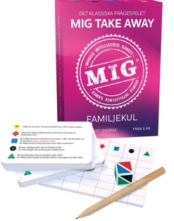 MIG Take Away Familjekul frågespel för barn och vuxna
