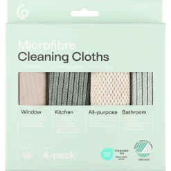 Mikrofiberduk 32 x 31 cm, 4-pack