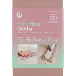 Mikrofiberdukar, 10-pack, 30 x 23 cm