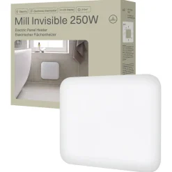 Mill Invisible element med termostat