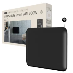 Mill Invisible Smart WiFi element Gen. 4, svart, 700 W